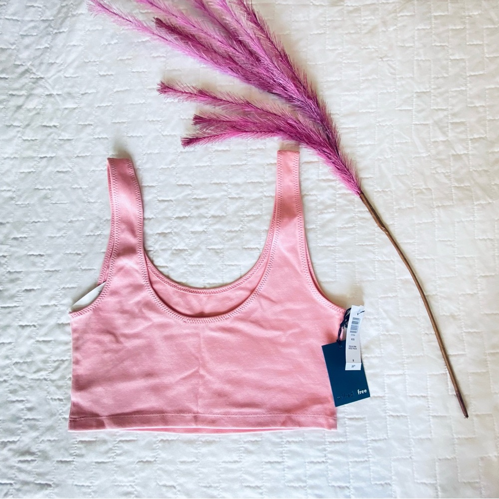 ARITZIA WILFRED FREE KOS Tank In Polka Pink M NWT - Picture 9 of 12